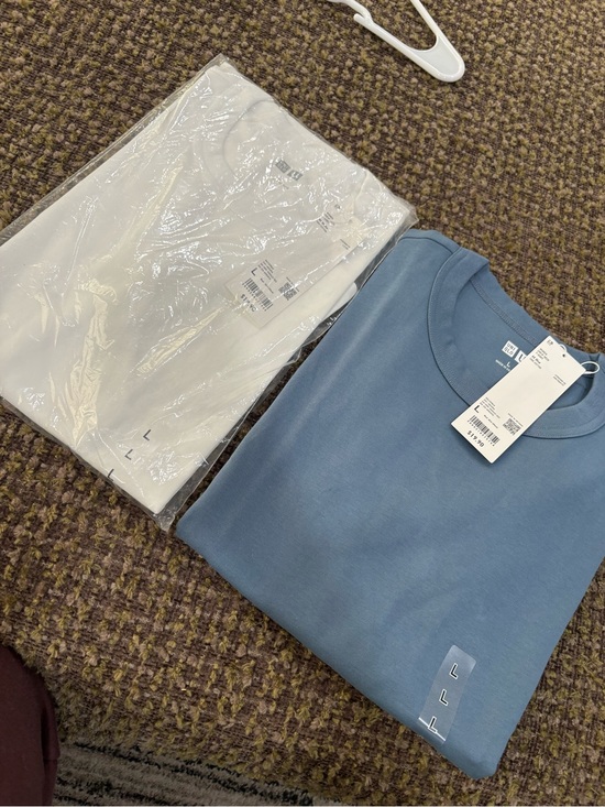 Uniqlo Tops - Bundle of Uniqlo Short Sleeve Crew Neck Tee - Blue & White
